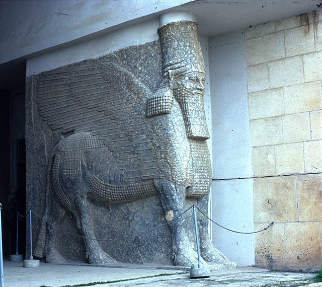 Nergal Gate lamassu as of 1981